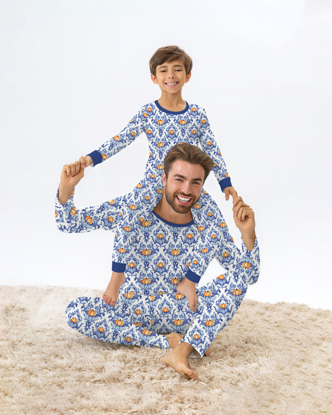 Template Bamboo Two Piece Long Sleeve Pyjamas Set