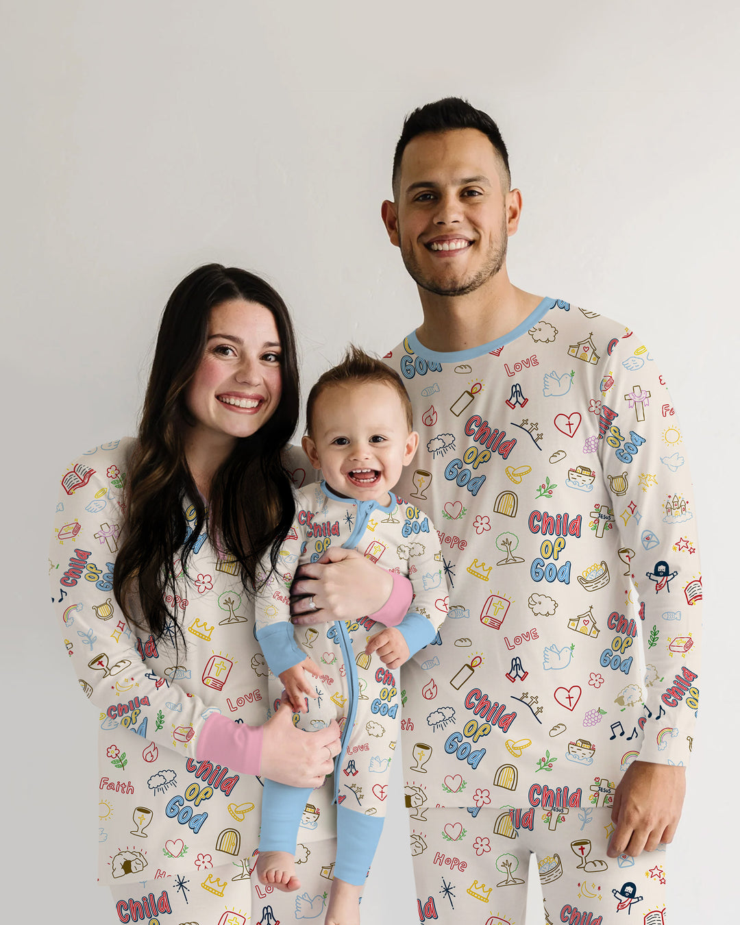 A Child Of God Family Matching Bamboo Men's Pajama Set