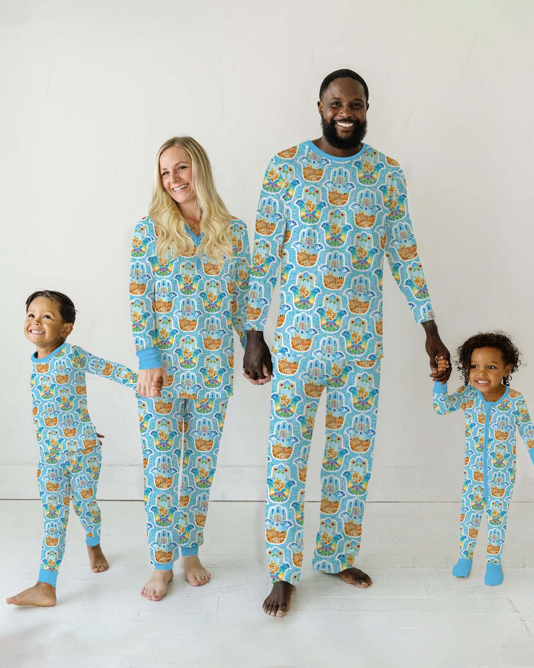 Hamsa Hand Bamboo Men's Pajama Set