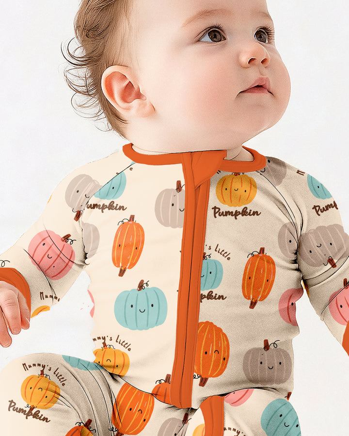 Mommy's Little Pumpkin  Bamboo Convertible Zippy