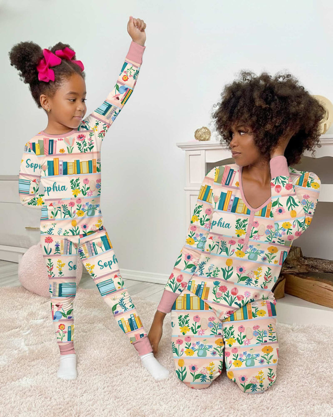Personalized Book Lover Bamboo Women Pajama Set