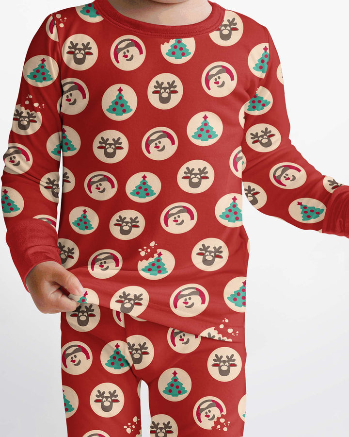 Template Bamboo Two Piece Long Sleeve Pyjamas Set