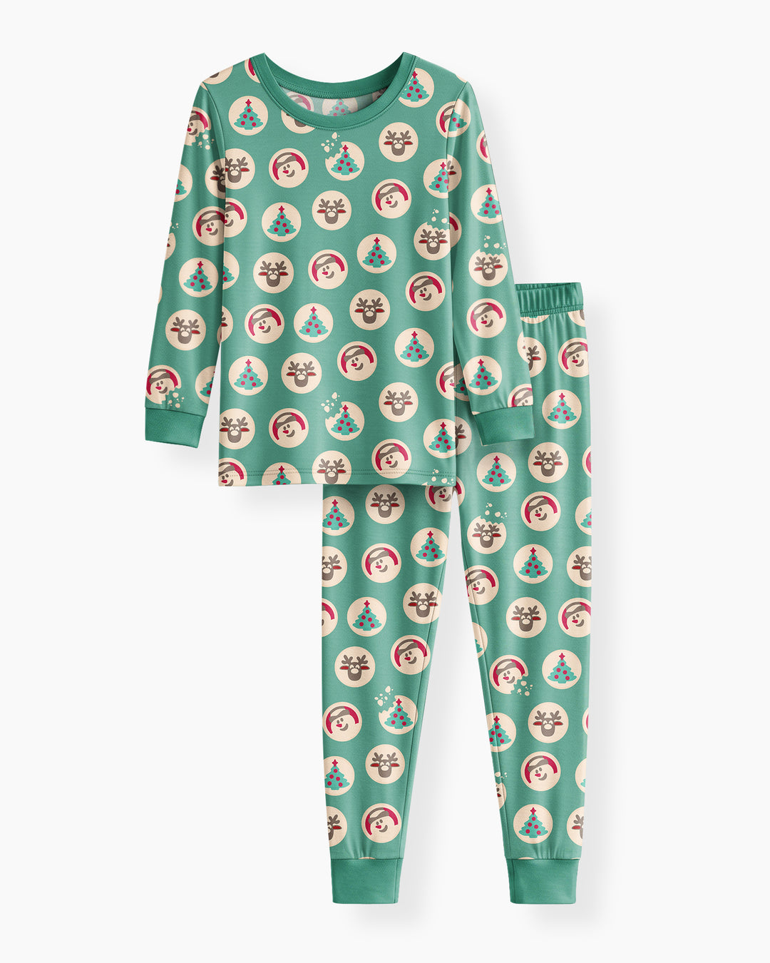 Template Bamboo Two Piece Long Sleeve Pyjamas Set