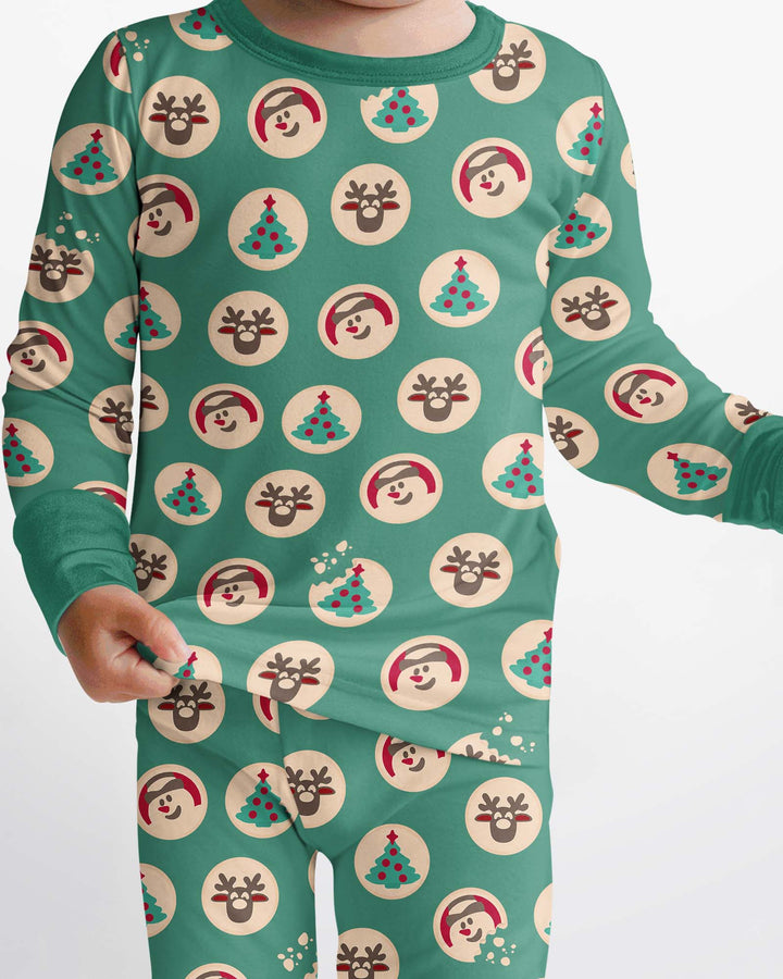 Template Bamboo Two Piece Long Sleeve Pyjamas Set