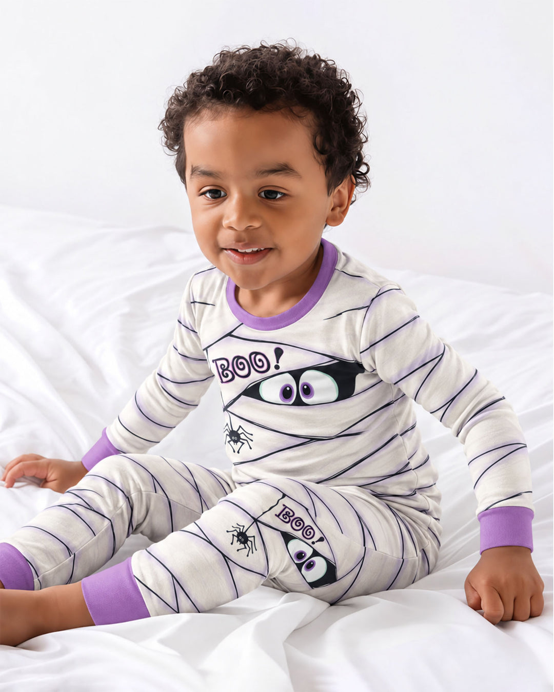 Little Mummy Halloween Bamboo Two Piece Long Sleeve Pajama Set