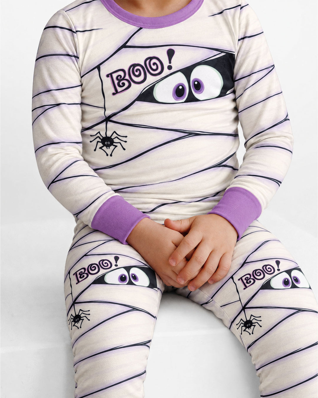Little Mummy Halloween Bamboo Two Piece Long Sleeve Pajama Set