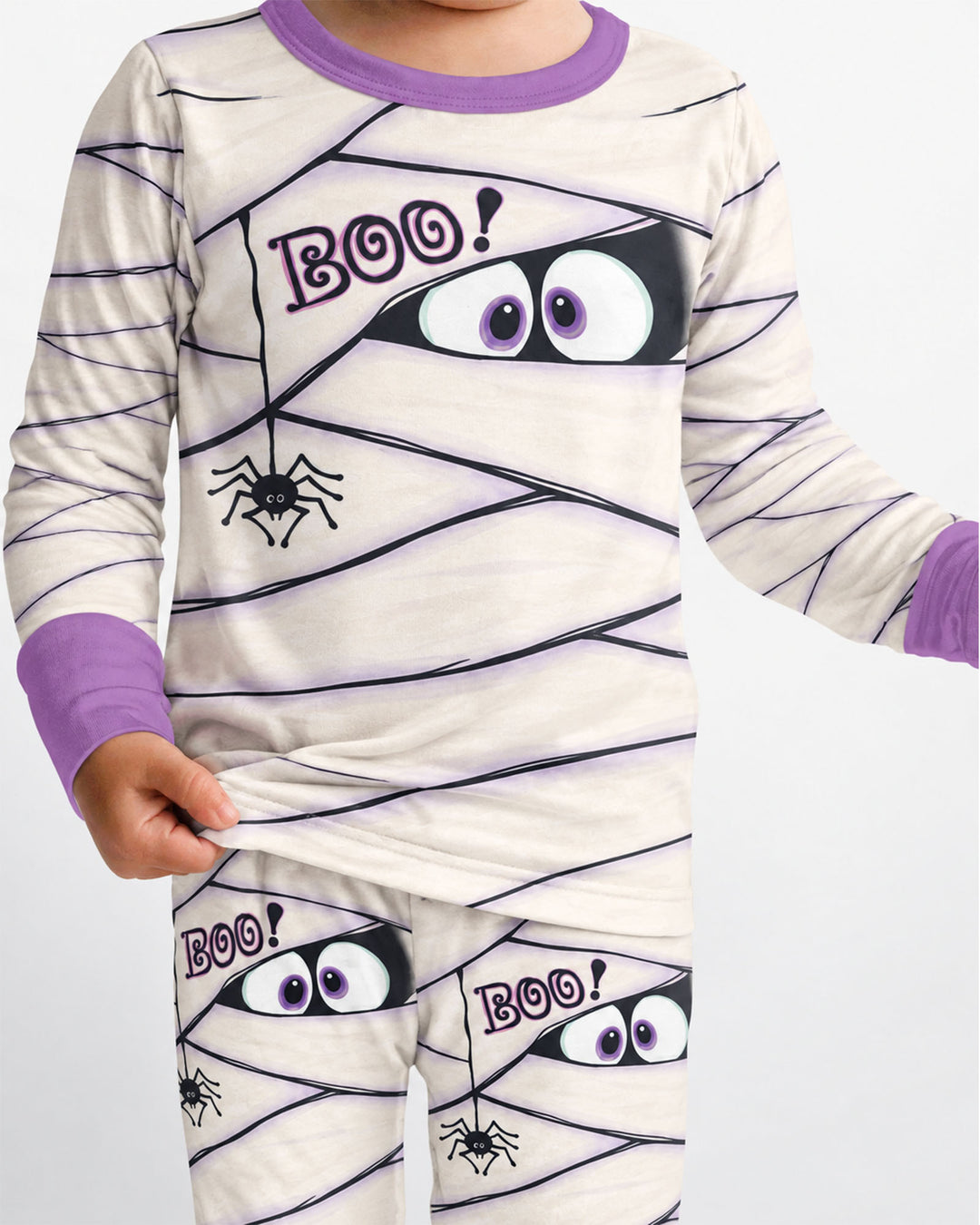 Little Mummy Halloween Bamboo Two Piece Long Sleeve Pajama Set