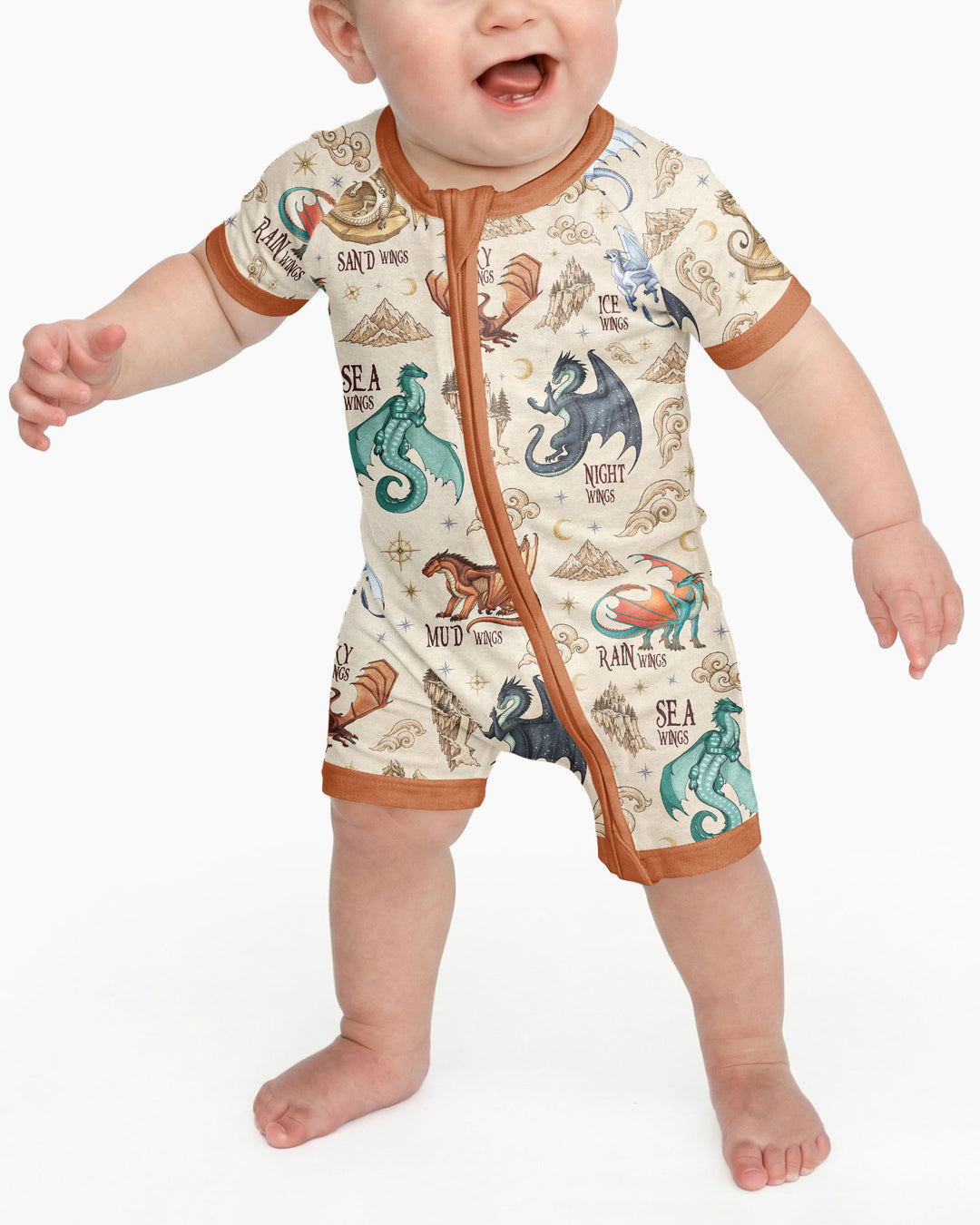 Elemental Dragons Bamboo Shorty Zippy