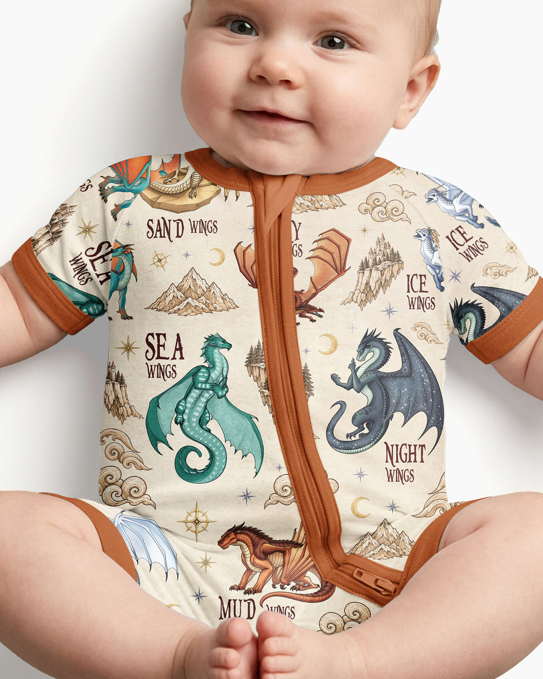 Elemental Dragons Bamboo Shorty Zippy