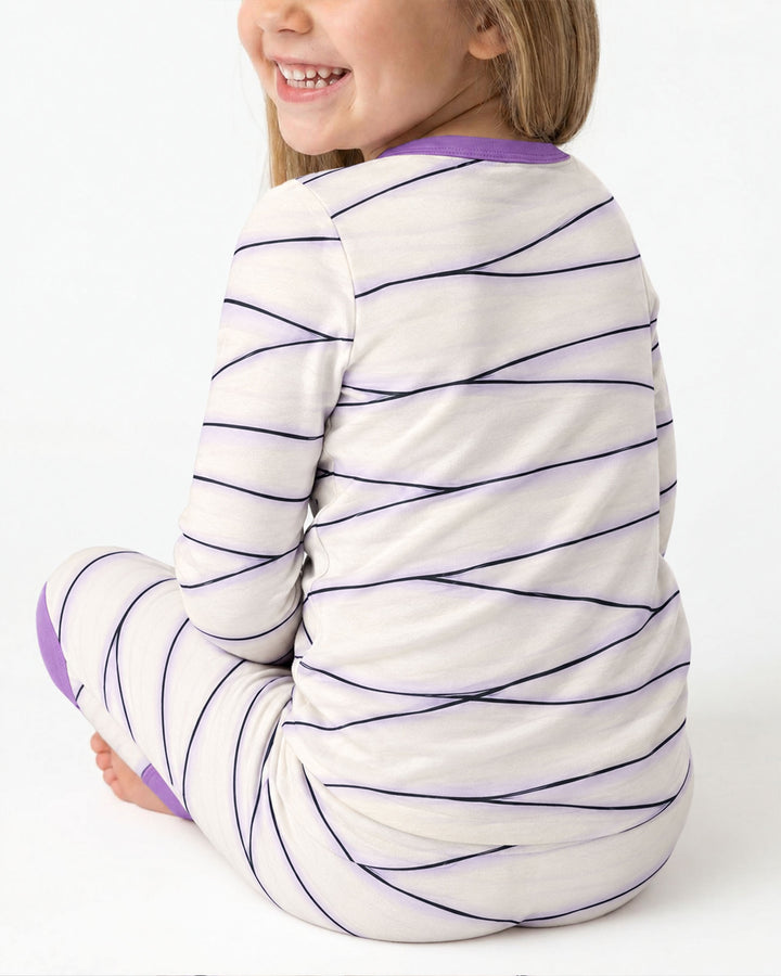 Little Mummy Halloween Bamboo Two Piece Long Sleeve Pajama Set