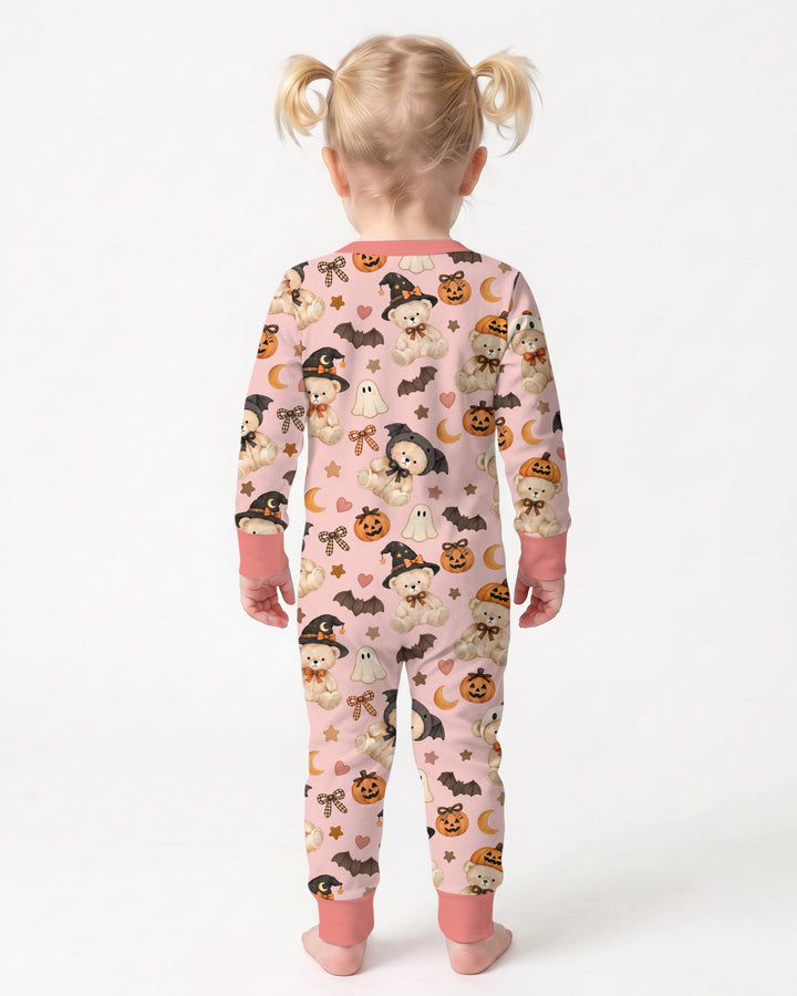Cozy Coquette Teddy Bear Halloween Bamboo Convertible Zippy