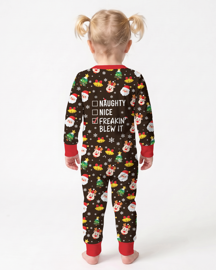 Santa Naughty Nice Bamboo Convertible Zippy