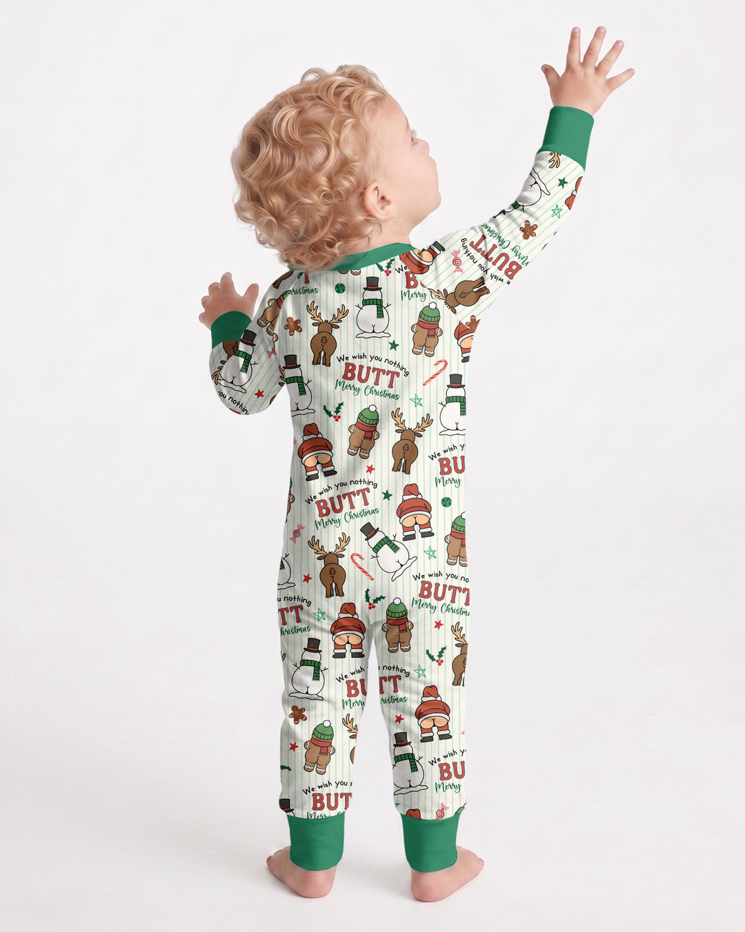 We Wish You Nothing Butt Merry  Bamboo Convertible Zippy