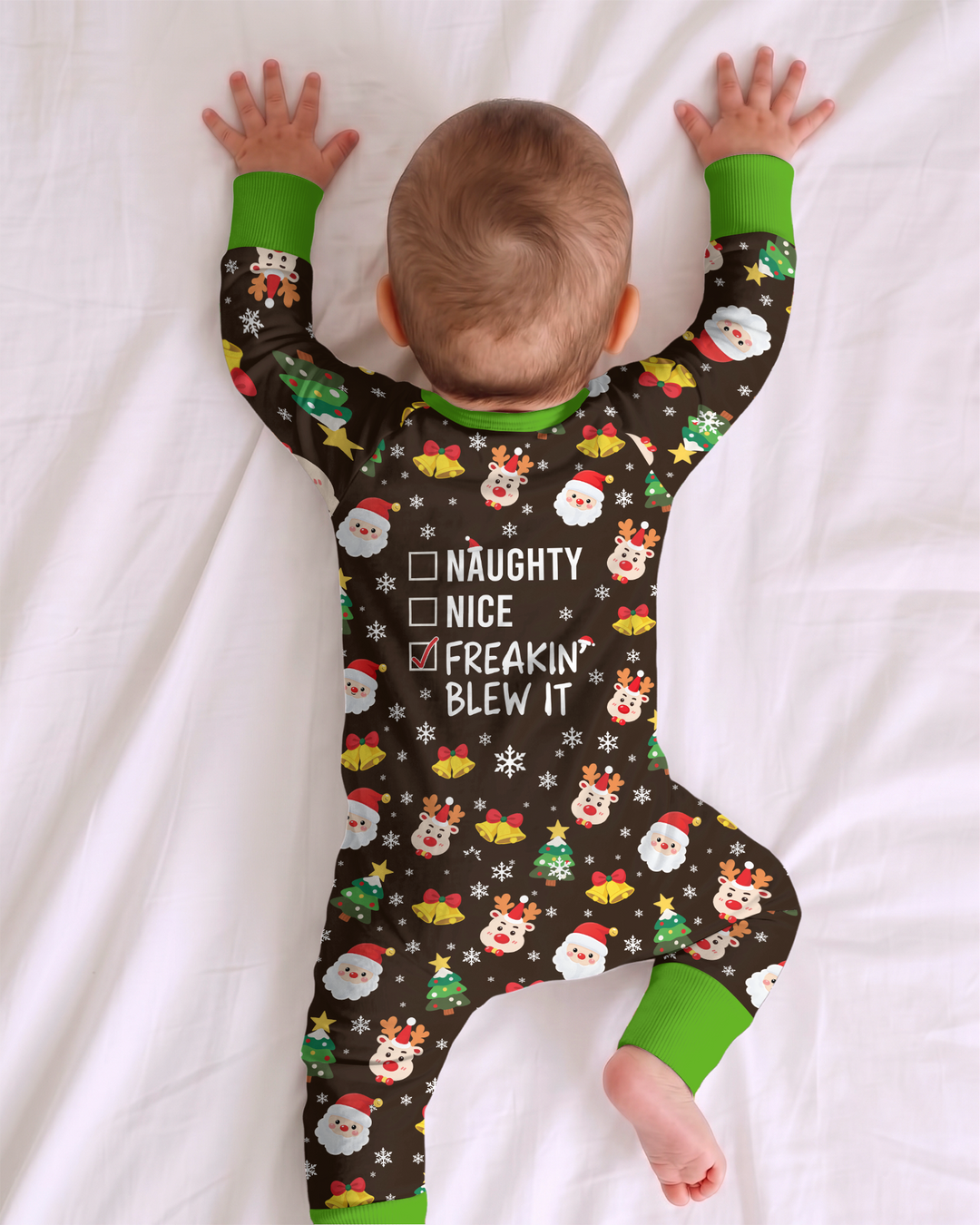 Santa Naughty Nice Bamboo Convertible Zippy