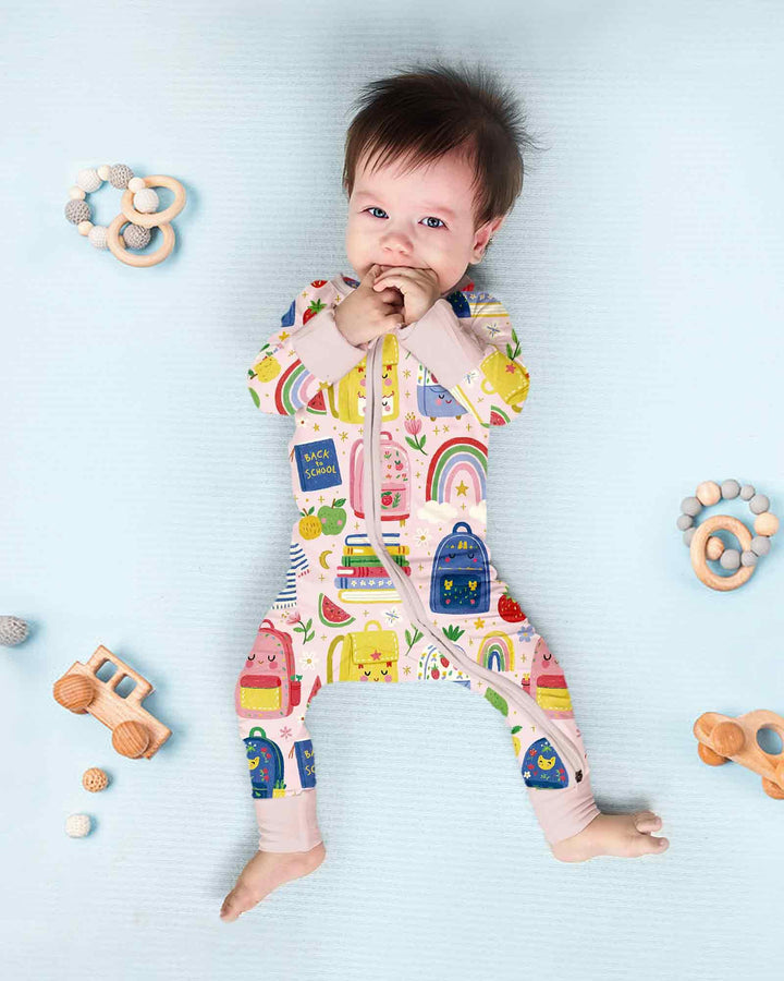 Sweet Rainbow School Adventure Bamboo Convertible Zippy