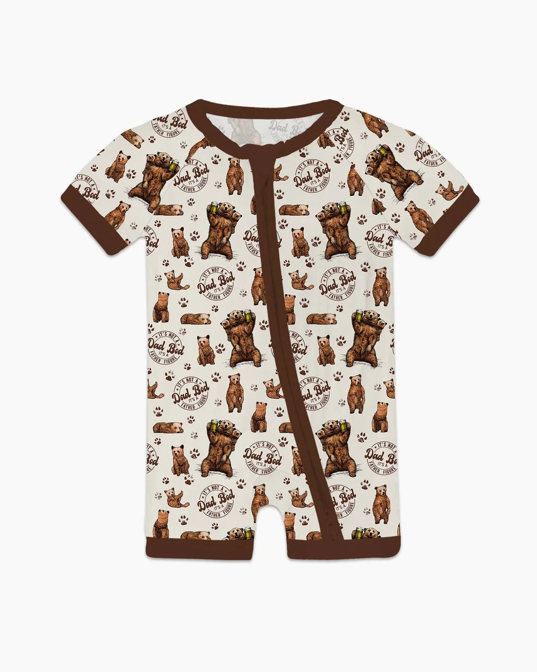 Daddy Bear It's Not A Dad Bod Bamboo Shorty Zippy