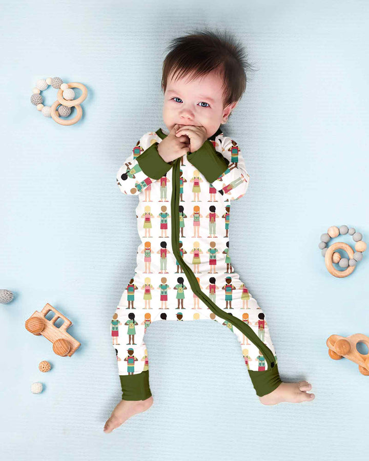 Little Friends Everywhere  Bamboo Convertible Zippy