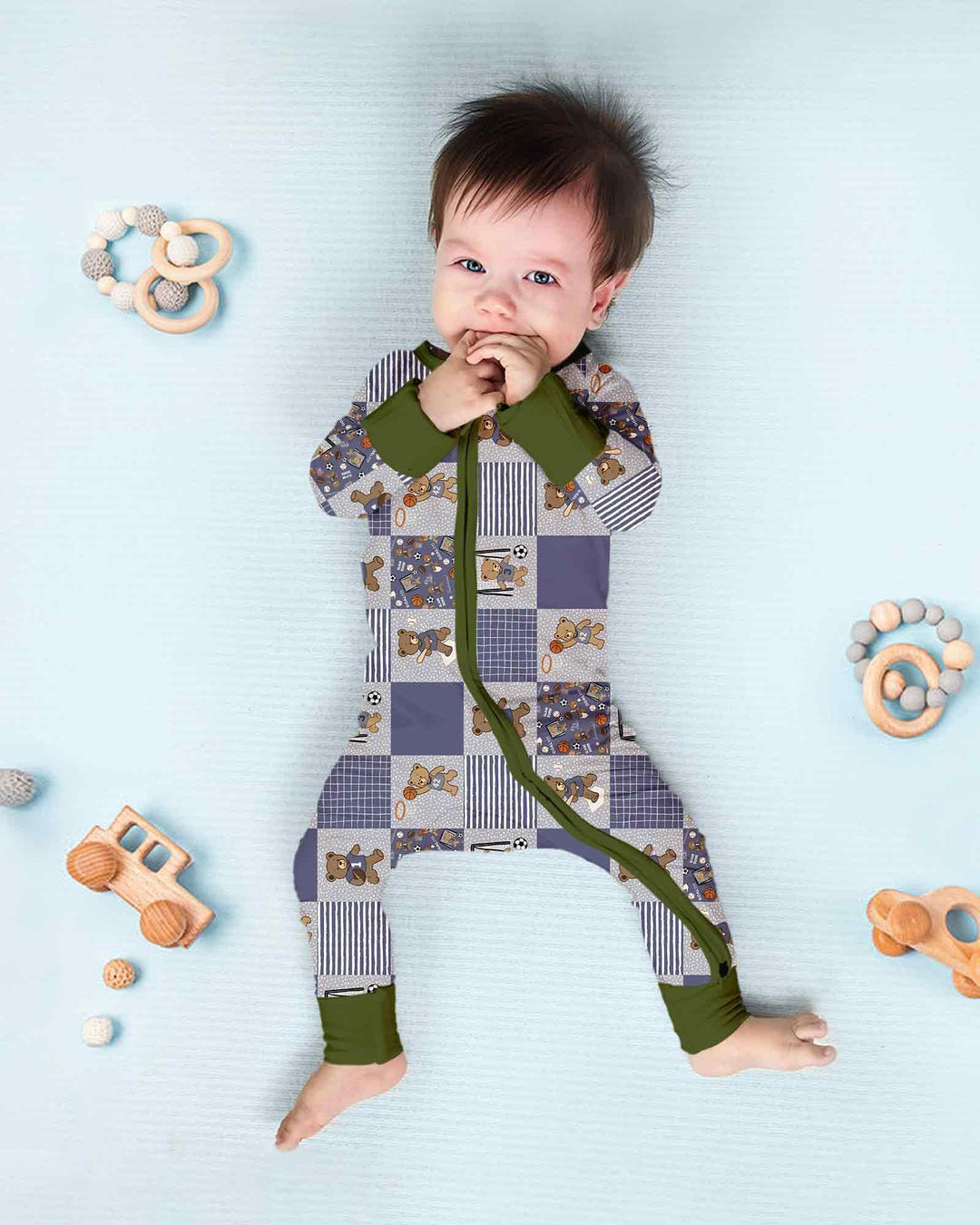 Game Day Teddy Bamboo Convertible Zippy