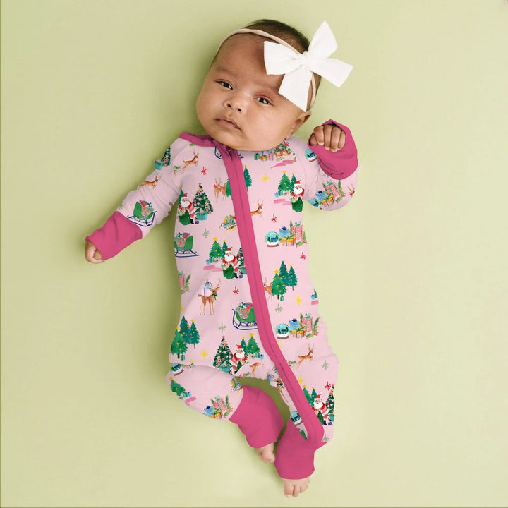 Jolly Forest Christmas Family Matching Bamboo Convertible Zippy