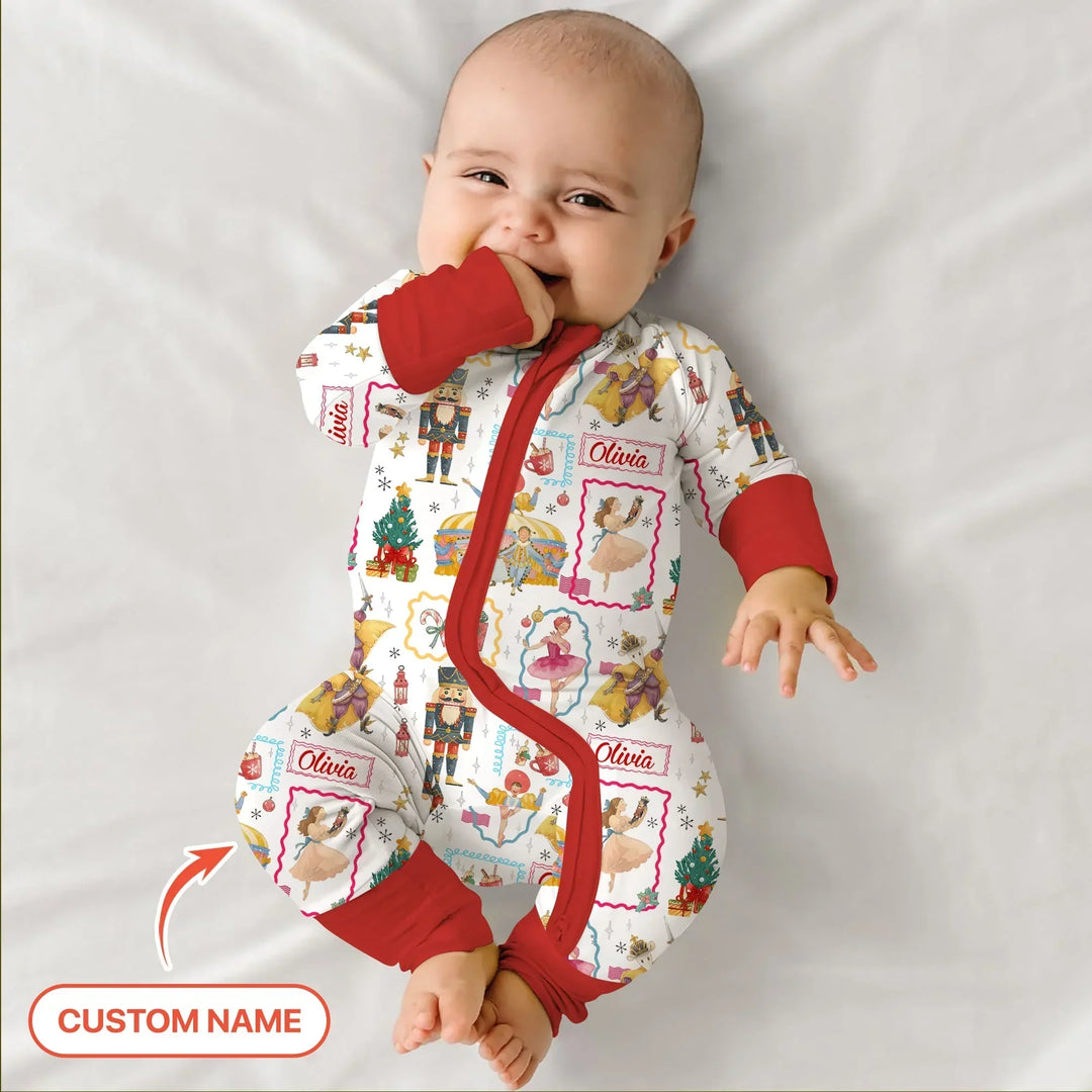 The Enchanted Nutcracker Custom Name Bamboo Convertible Zippy