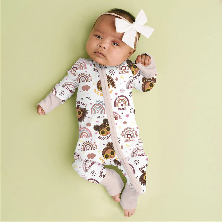 Afro African American Girl Bamboo Convertible Zippy