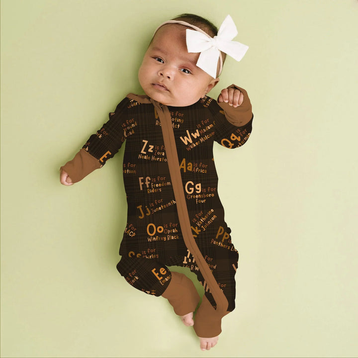 Black History Alphabet Bamboo Convertible Zippy