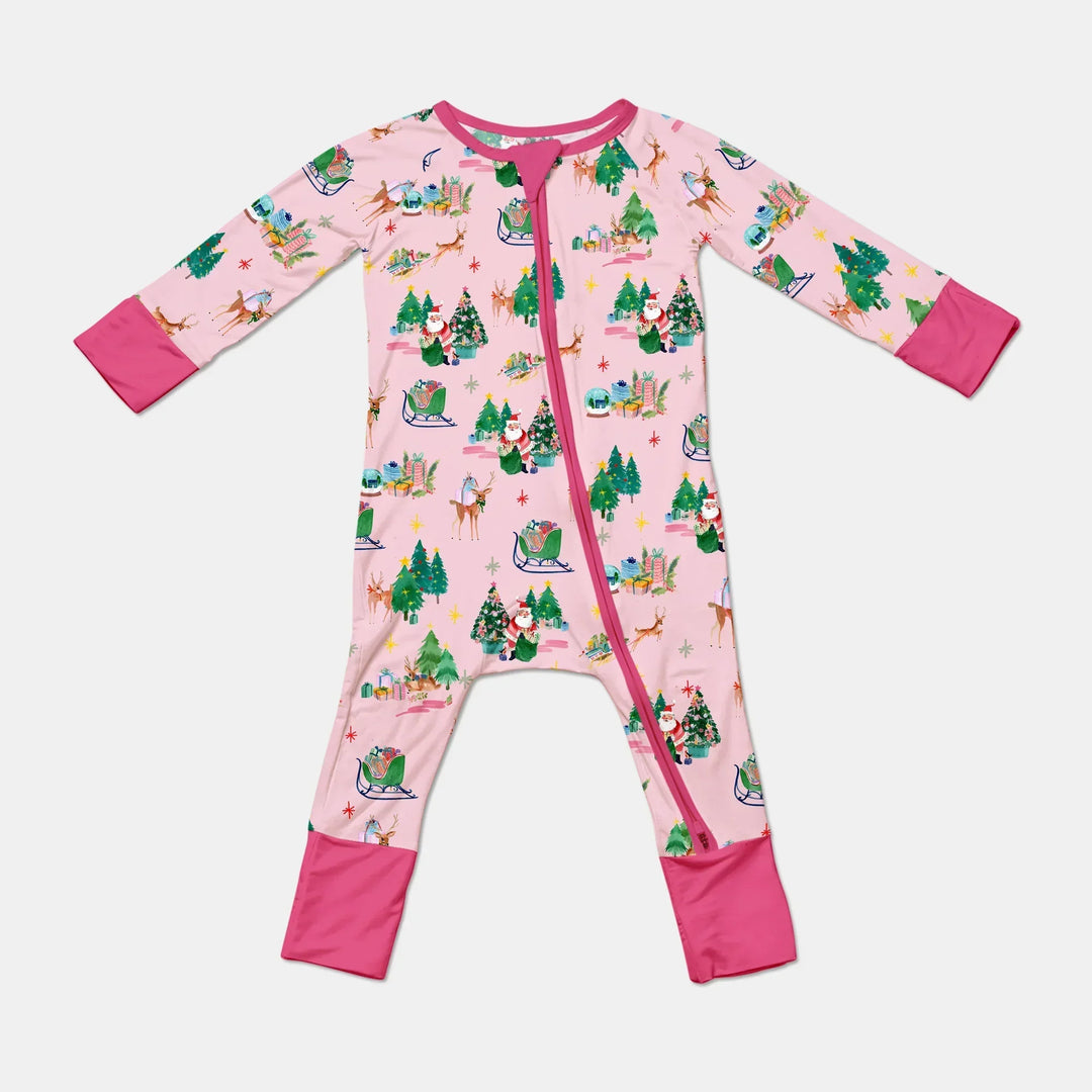 Jolly Forest Christmas Family Matching Bamboo Convertible Zippy