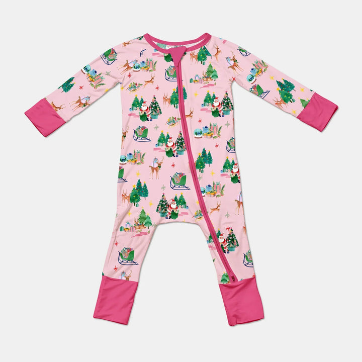 Jolly Forest Christmas Family Matching Bamboo Convertible Zippy