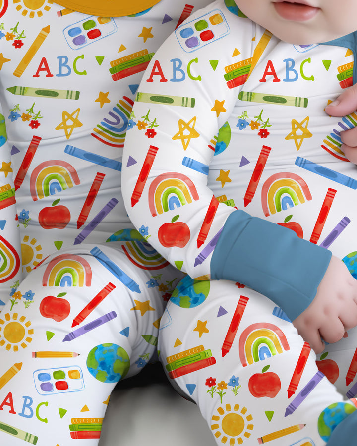 School Scribbles Bamboo Convertible Zippy