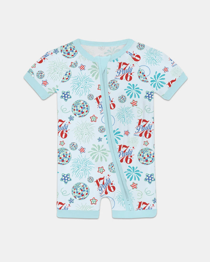 Land Of Free Family Matching Bamboo Shorty Zippy