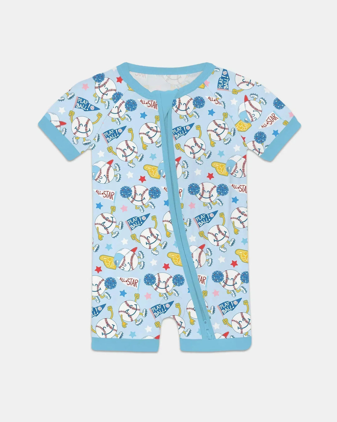 Baseball Crew Bamboo Shorty Zippy