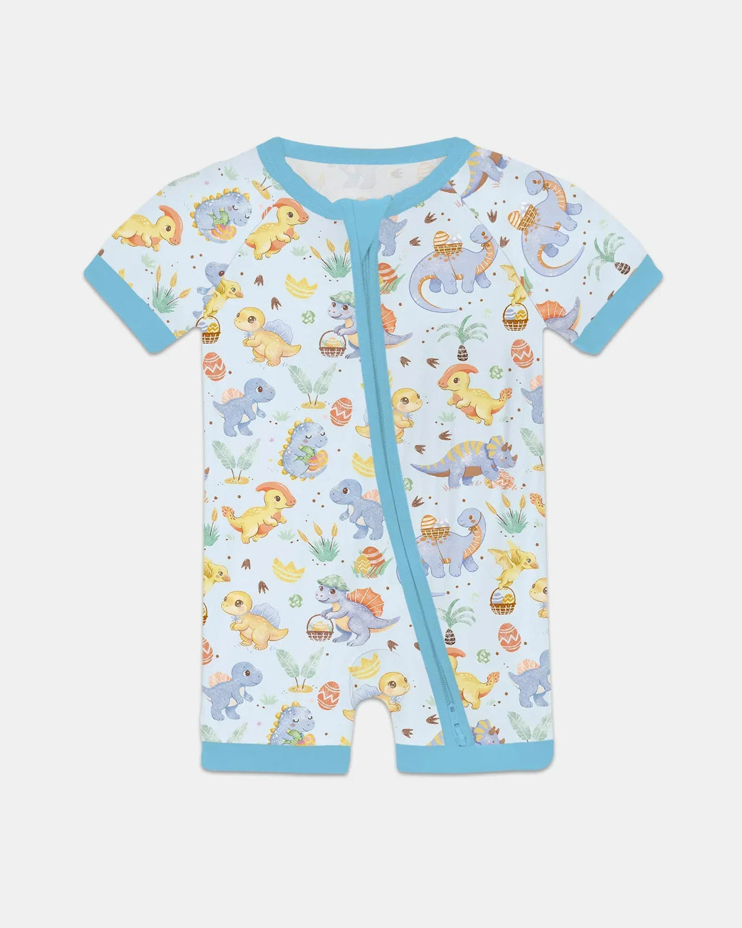 Dino Easter Bamboo Shorty Zippy