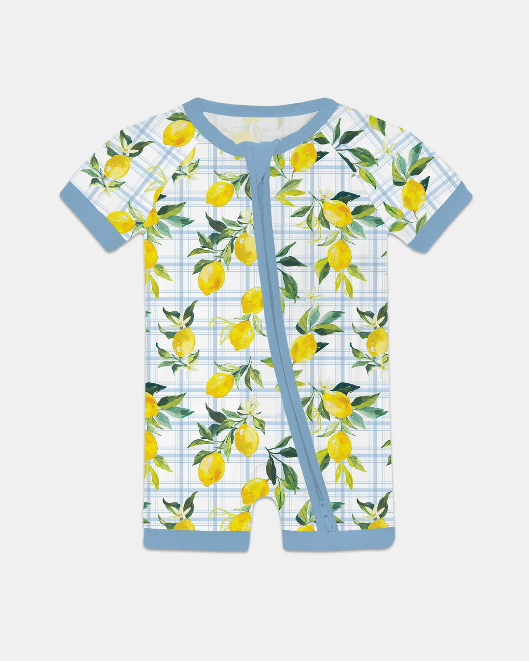 Mediterranean Lemons Family Matching Bamboo Shorty Zippy