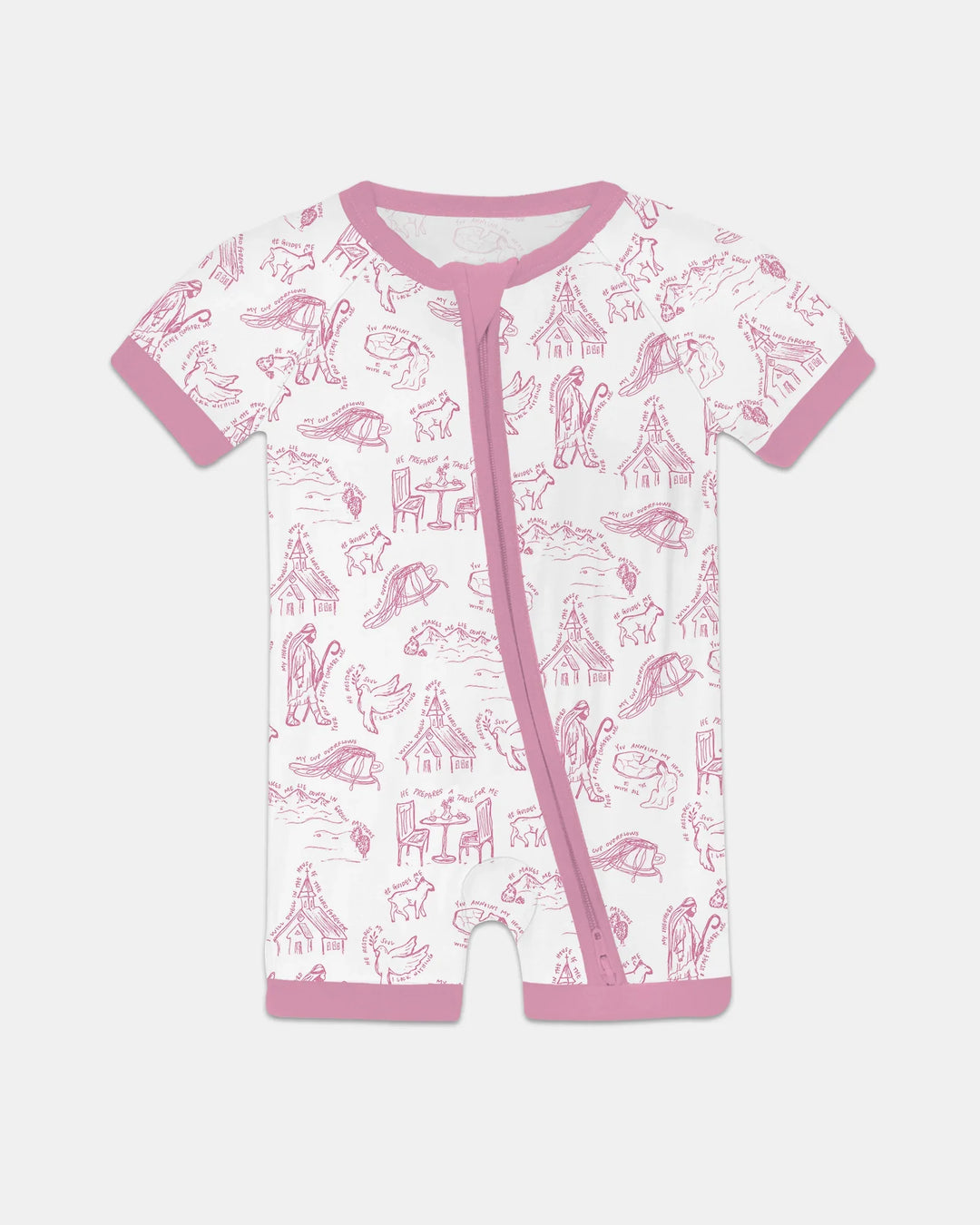Psalm 23 Sketch Bamboo Shorty Zippy