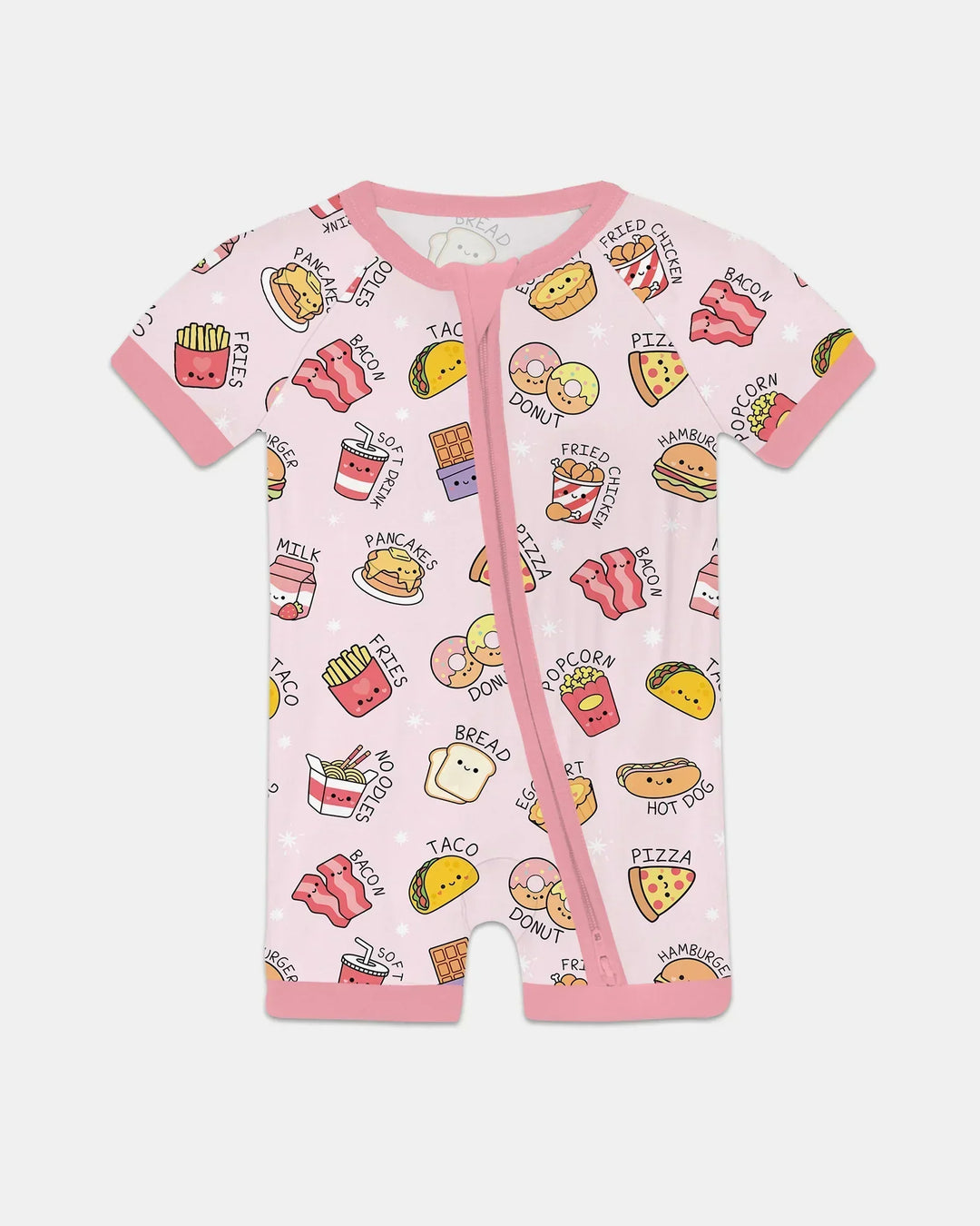 Kawaii Yummy Food Bamboo Shorty Zippy