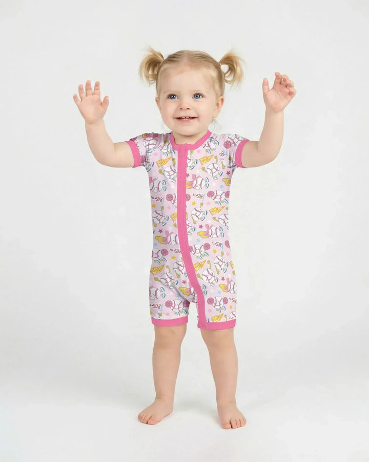 Baseball Crew Bamboo Shorty Zippy