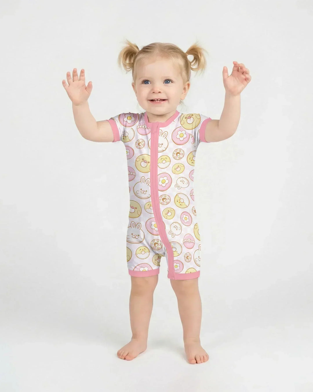 Easter Donuts Bamboo Shorty Zippy
