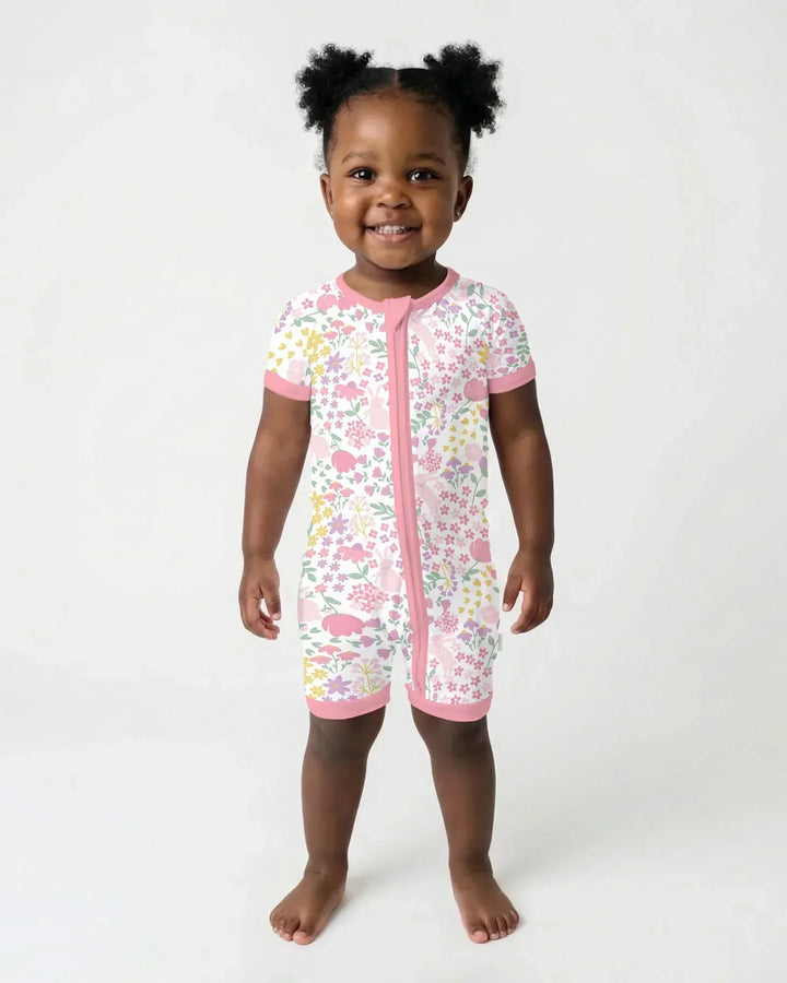 Spring Garden Bamboo Shorty Zippy
