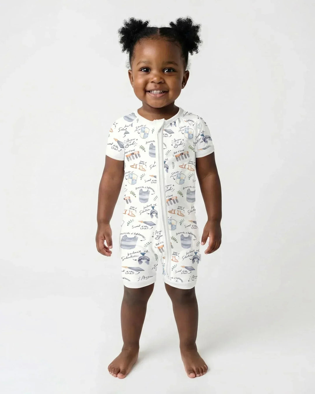 Ephesians 6:10-18 Armor of God Bamboo Shorty Zippy