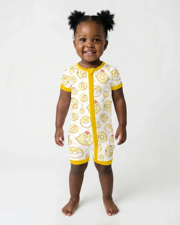 Easter Donuts Bamboo Shorty Zippy