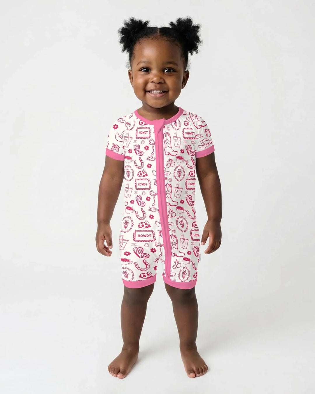 Doodle Wild West Cowgirl Bamboo Shorty Zippy