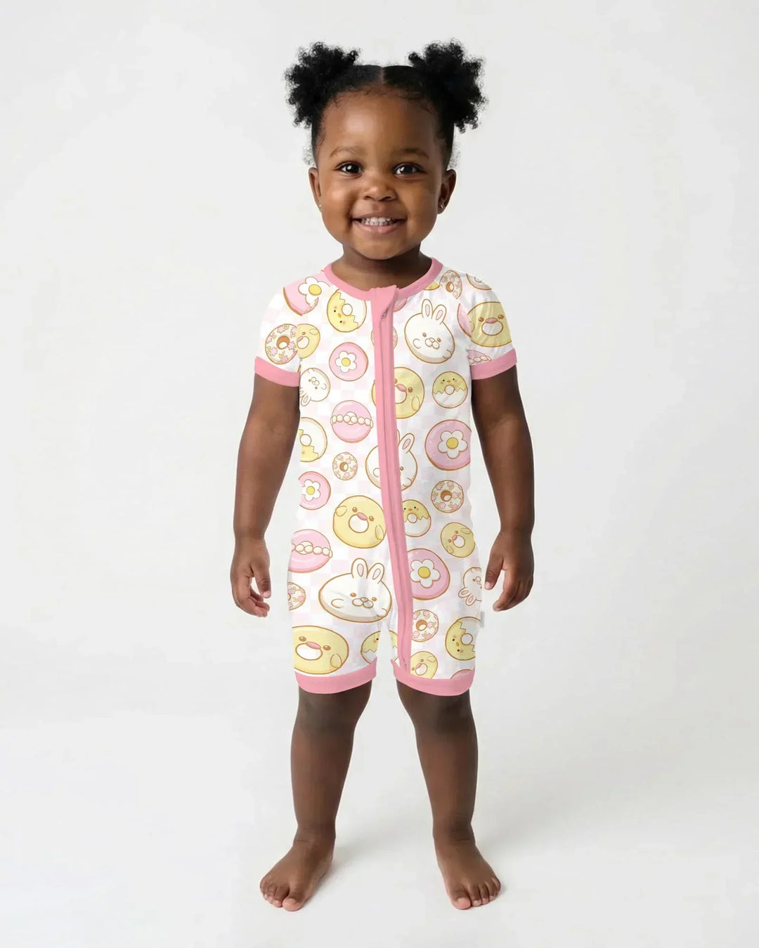 Easter Donuts Bamboo Shorty Zippy