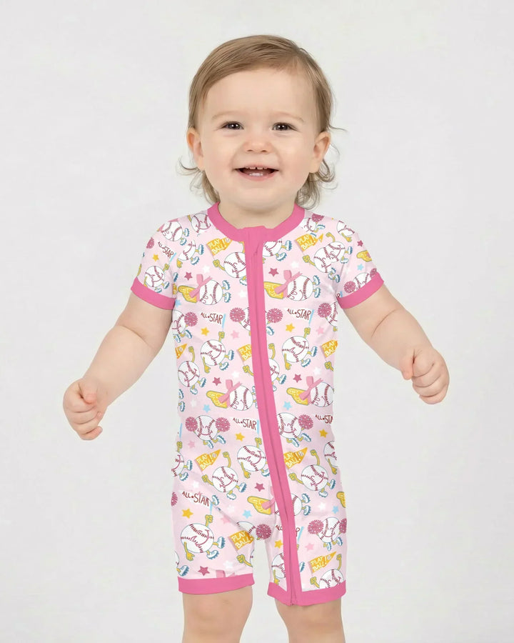 Baseball Crew Bamboo Shorty Zippy