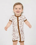 Doodle Wild West Cowgirl Bamboo Shorty Zippy