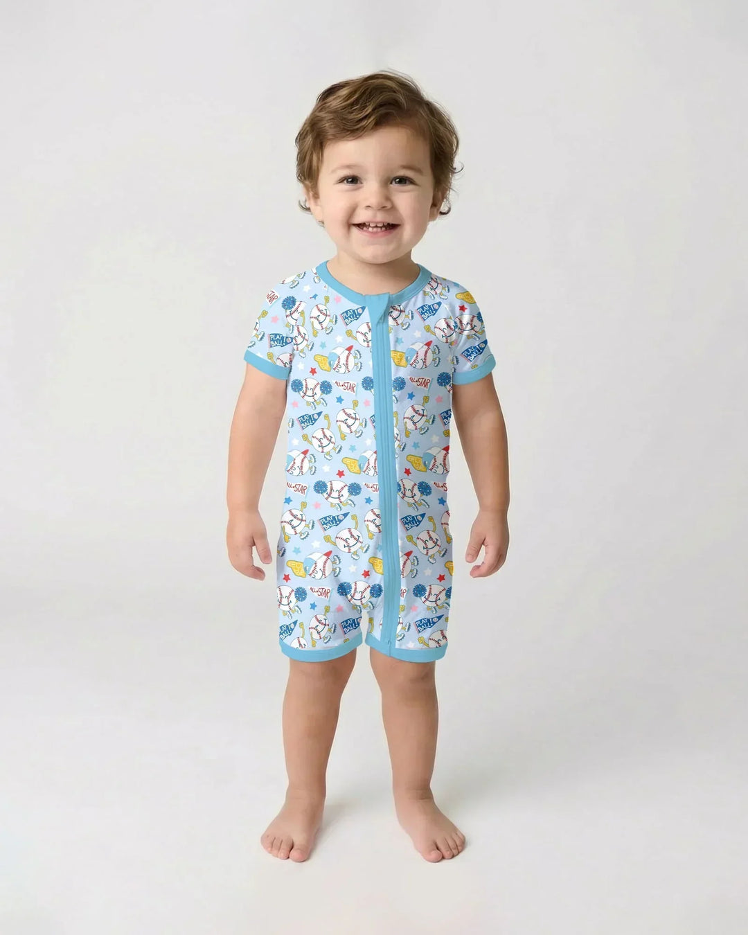 Baseball Crew Bamboo Shorty Zippy