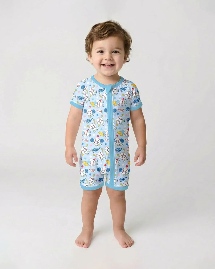 Baseball Crew Bamboo Shorty Zippy