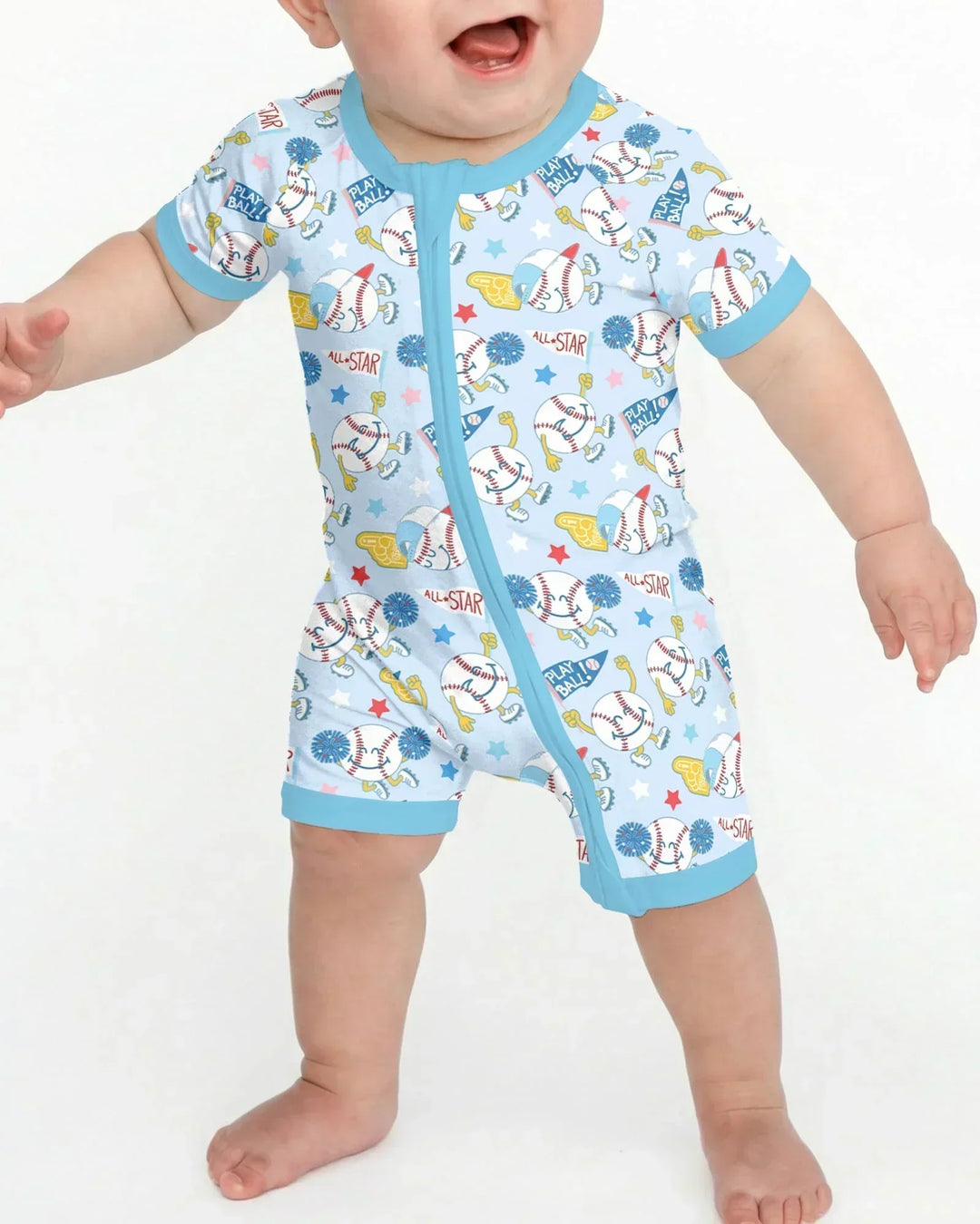 Baseball Crew Bamboo Shorty Zippy