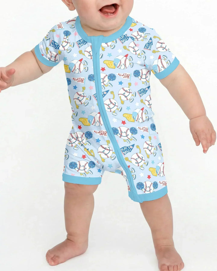 Baseball Crew Bamboo Shorty Zippy