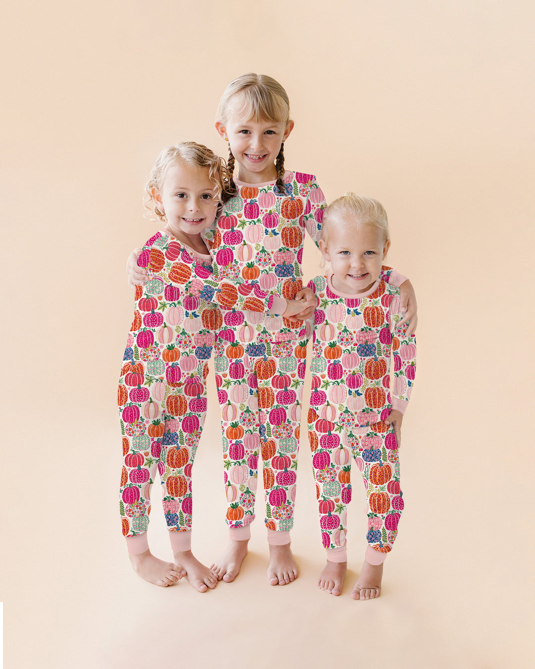 Pumpkin & Bloom Bamboo Two Piece Long Sleeve Pajama Set