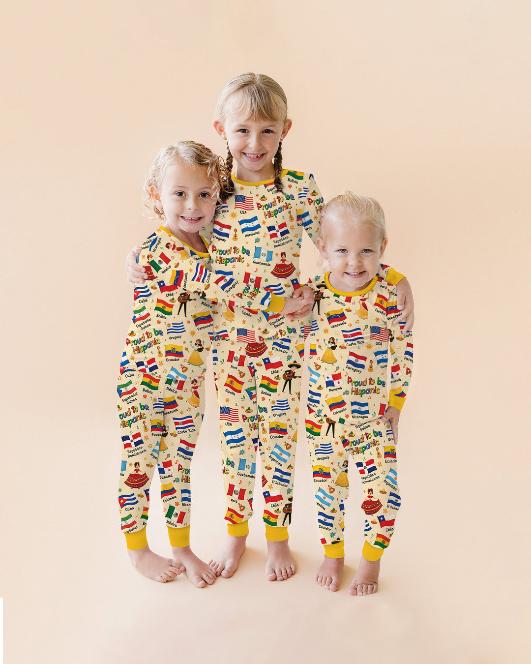 Proud To Be Hispanic Bamboo Two Piece Long Sleeve Pajama Set